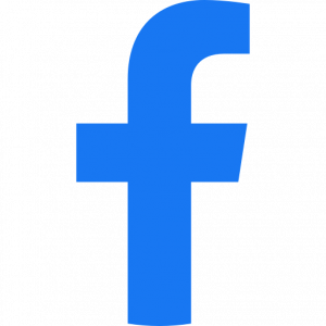 Blue lowercase "f" logo representing the Facebook social media platform on a white background, connecting innovative educators and fostering a vibrant education community.