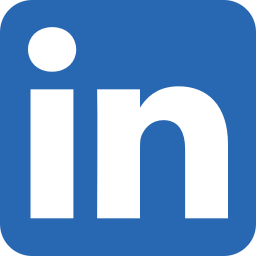 LinkedIn logo featuring a white "in" within a blue square, representing a global learning community for professionals.